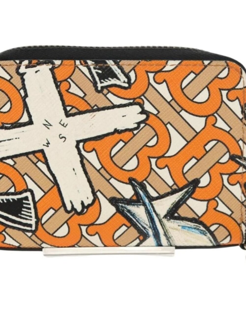 BURBERRY Coin Purse Neck Pouch PVC Beige Silve - Picture 3 of 16